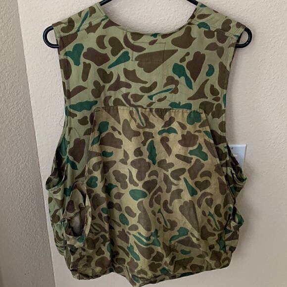Vintage Caliber Camo Hunting 80’s Suede Bird/Field Vest‎ - Picture 9 of 9